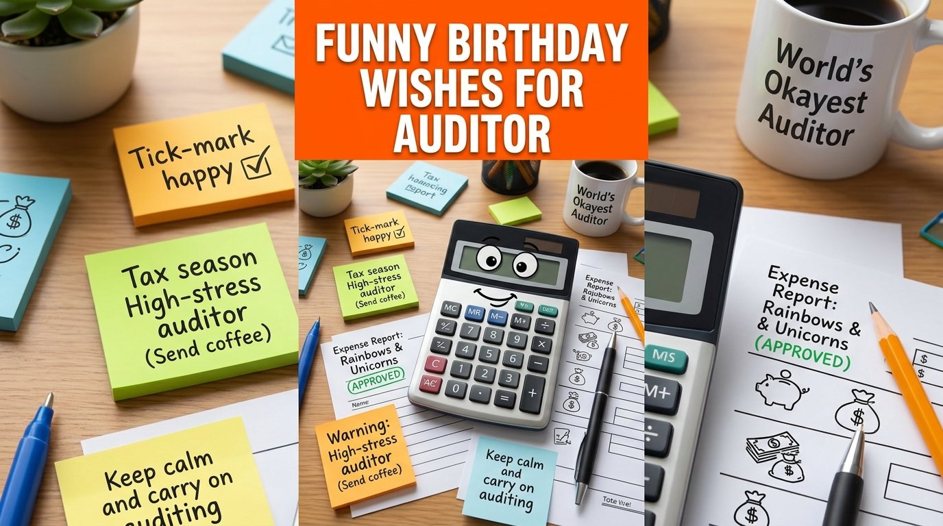 Funny Birthday Wishes for Auditor