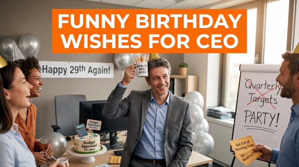 Funny Birthday Wishes for CEO