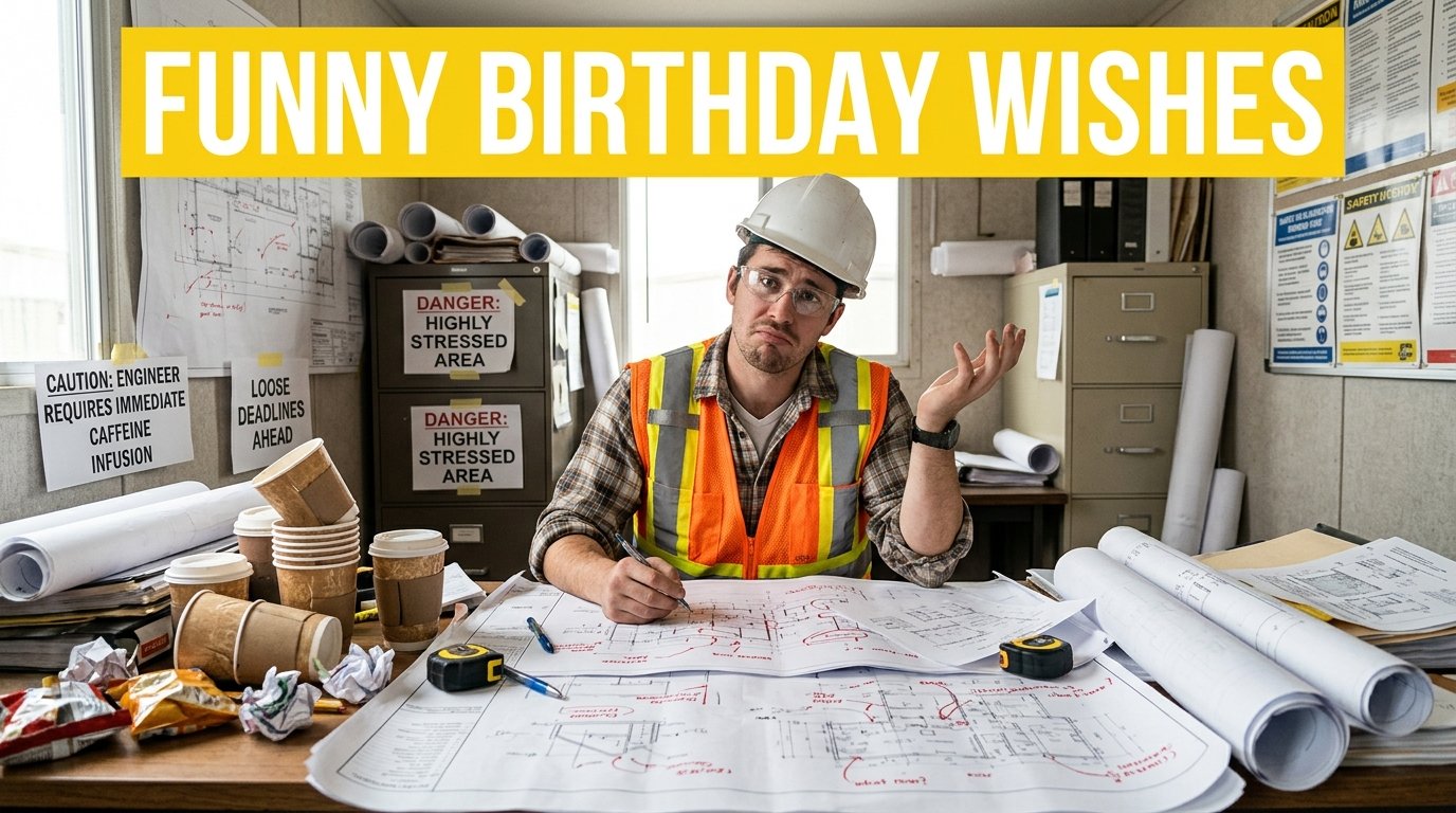 Funny Birthday Wishes for Civil Engineer