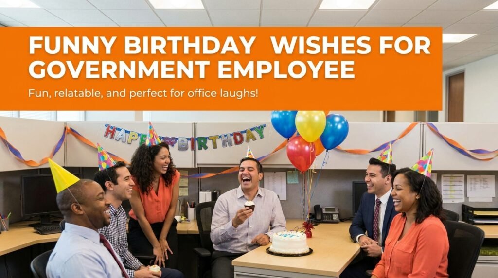Funny Birthday Wishes for Government Employee