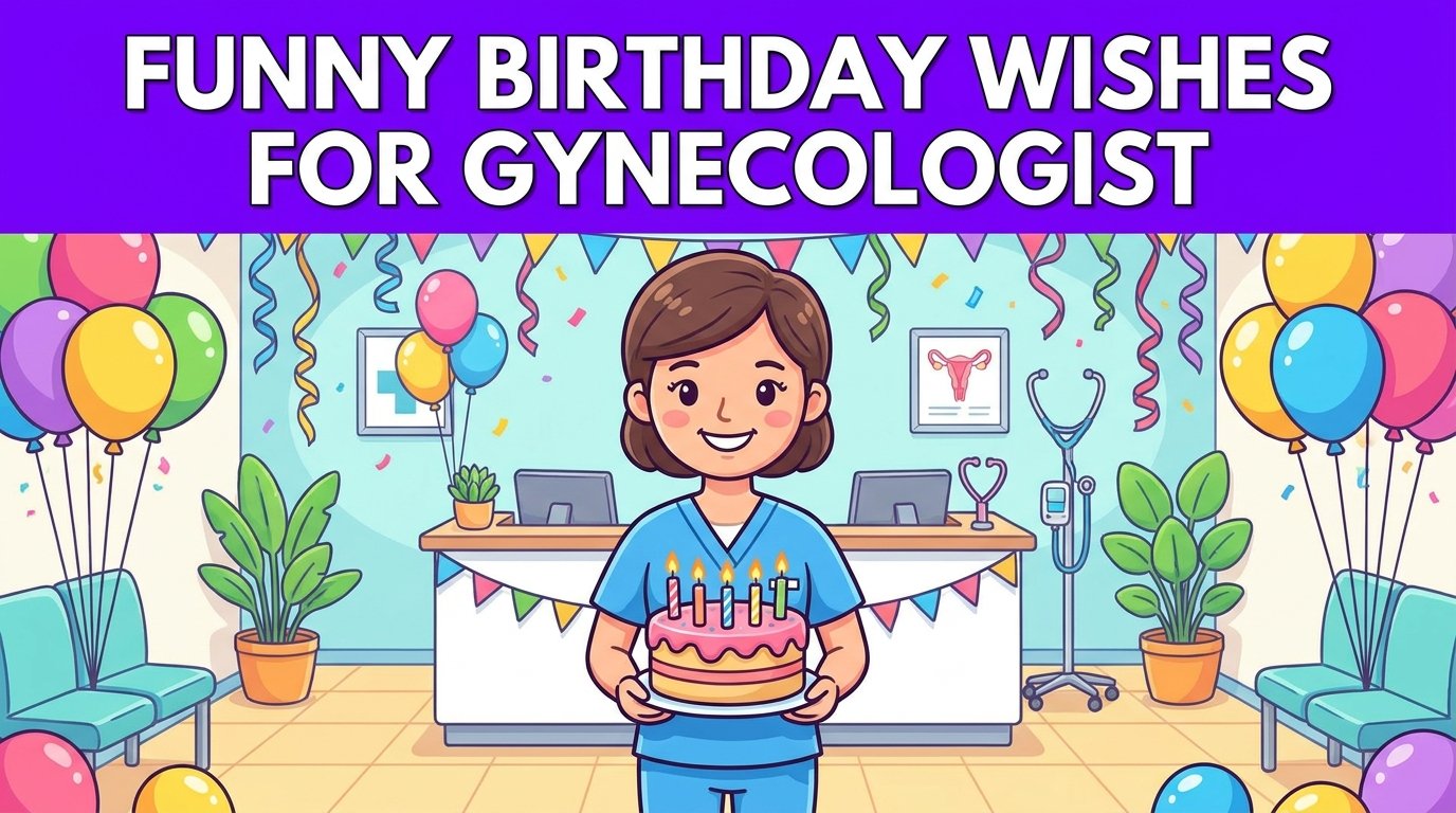 Funny Birthday Wishes for Gynecologist