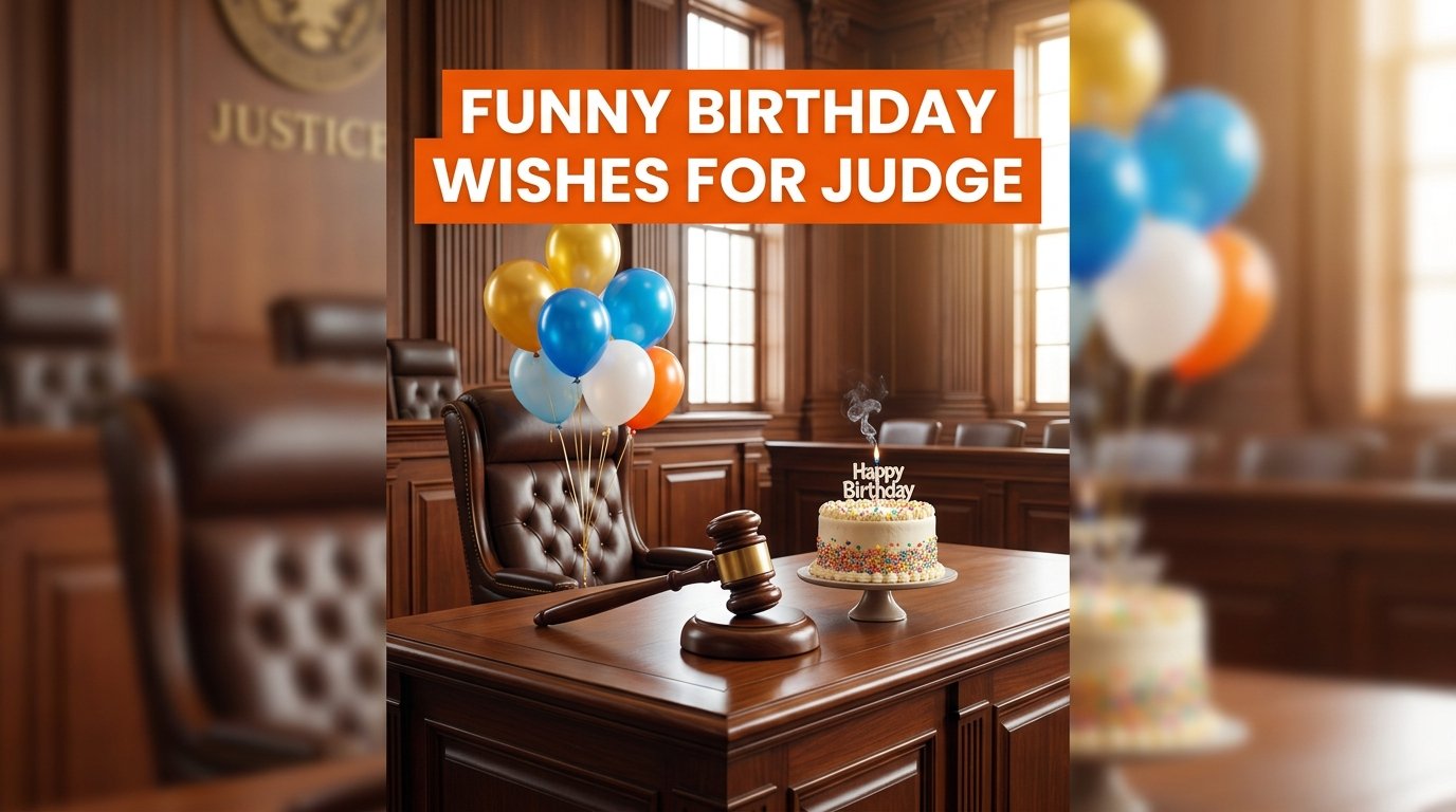 Funny Birthday Wishes for Judge