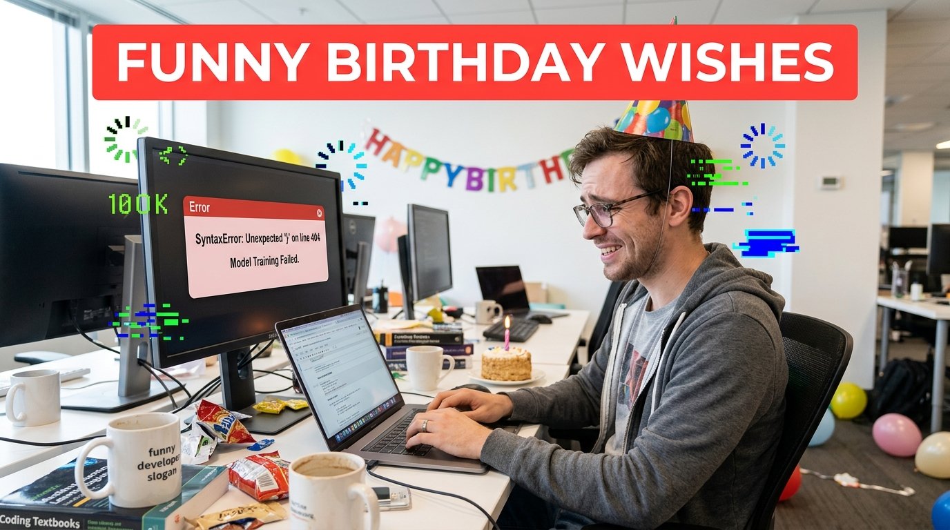 Funny Birthday Wishes for Machine Learning Engineer