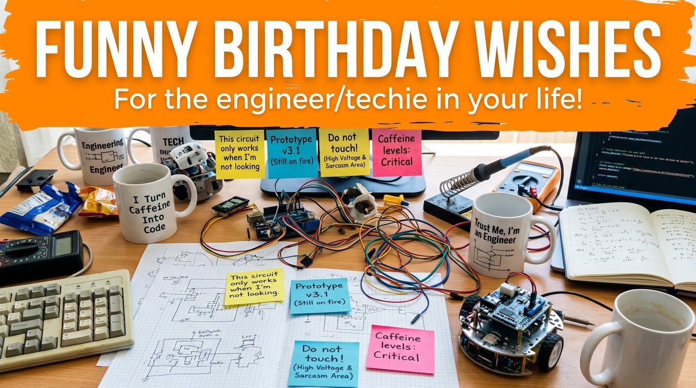 Funny Birthday Wishes for Mechanical Engineer