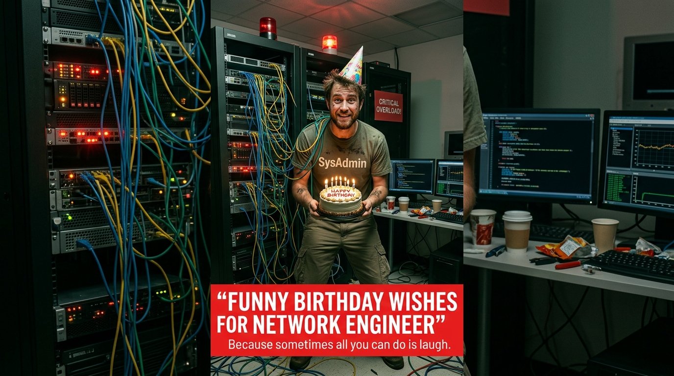 Funny Birthday Wishes for Network Engineers