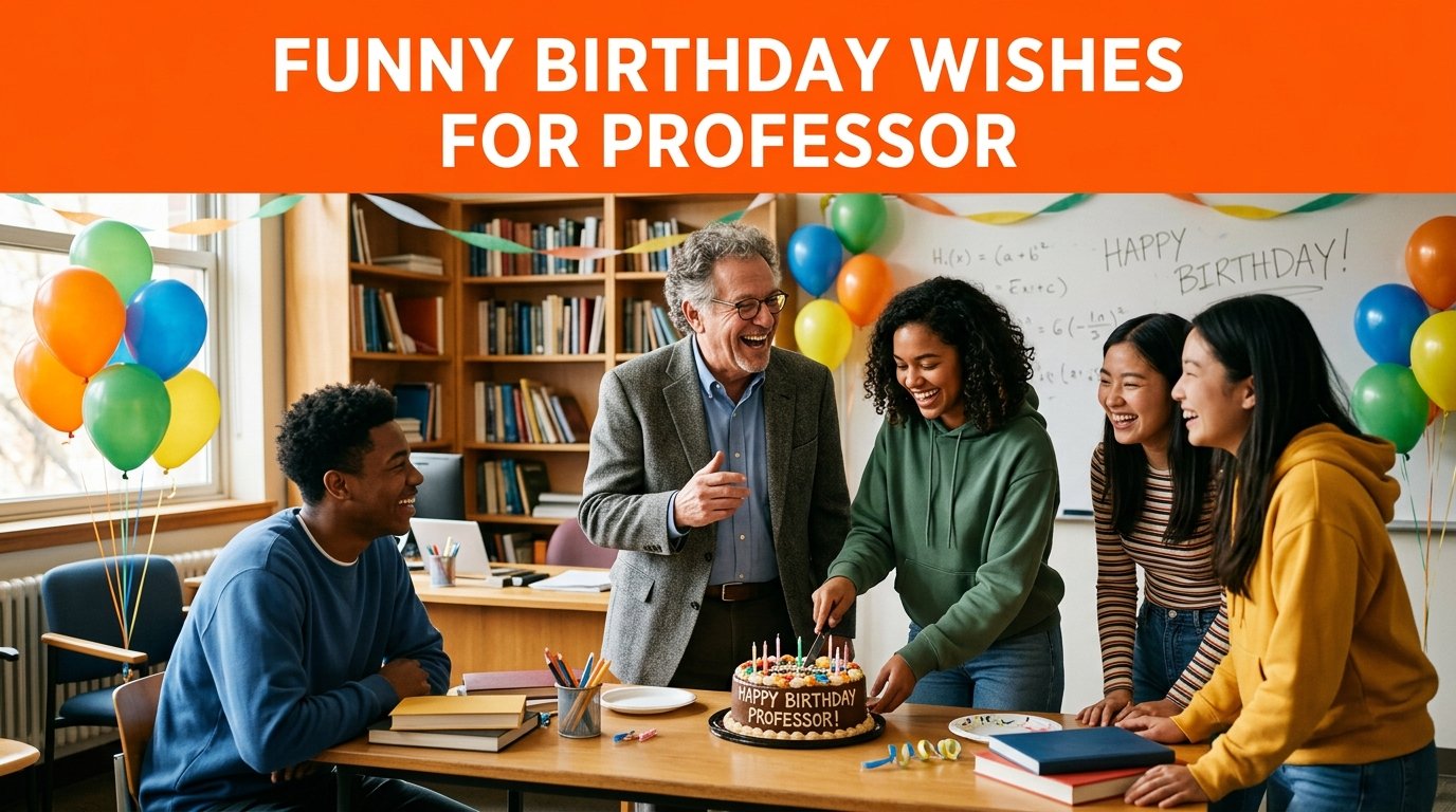 Funny Birthday Wishes for Professor