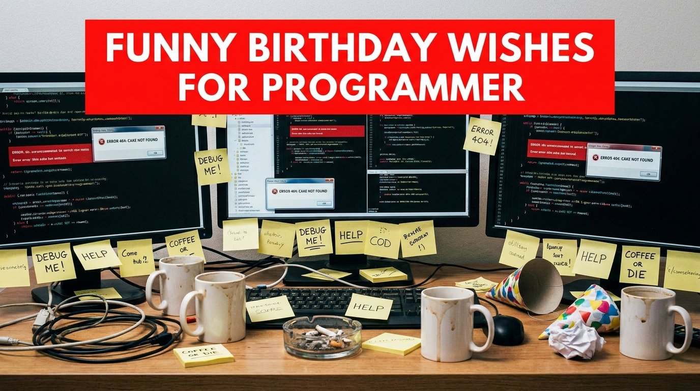 Funny Birthday Wishes for Programmer