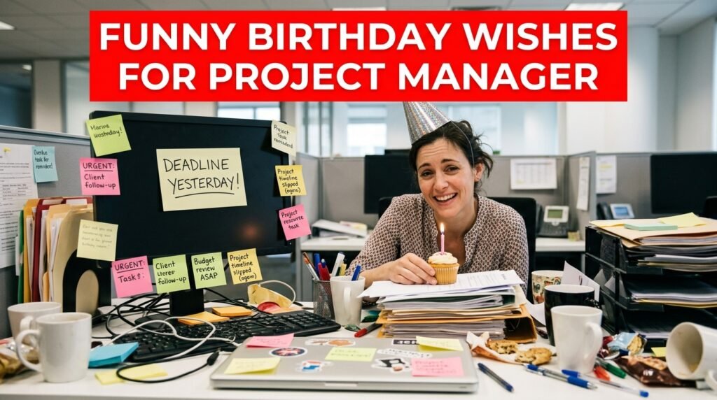 Funny Birthday Wishes for Project Manager