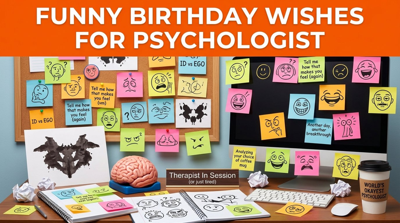 Funny Birthday Wishes for Psychologist