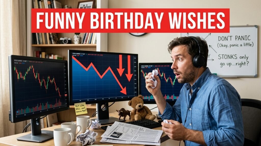 Funny Birthday Wishes for Stock Broker