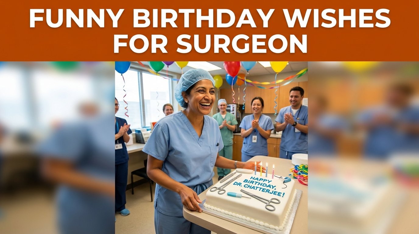 Funny Birthday Wishes for Surgeon