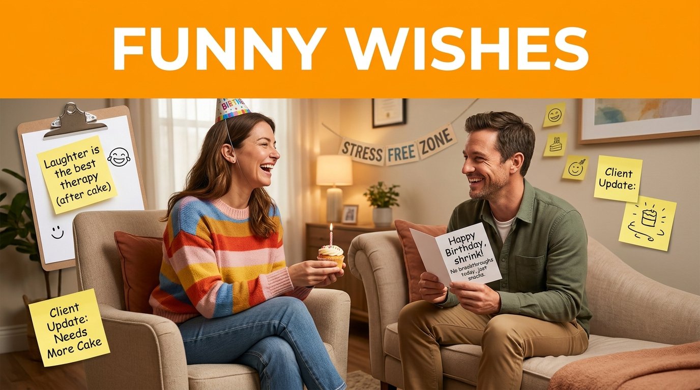 Funny Birthday Wishes for Therapist