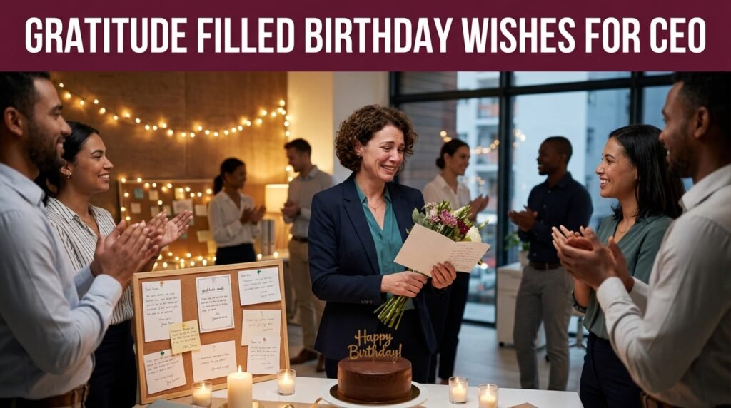 Gratitude Filled Birthday Wishes for CEO