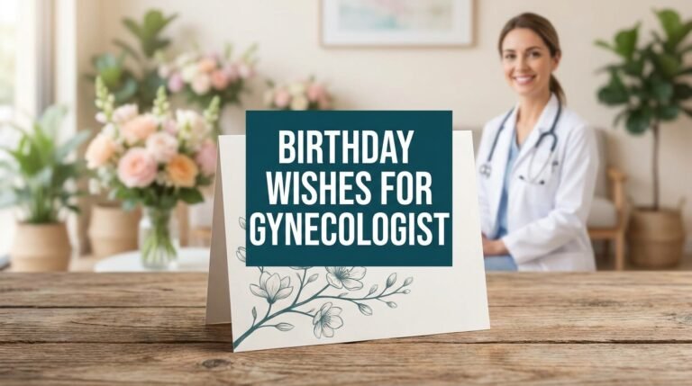 340+ Birthday Wishes for Gynecologist to Make Their Day Special
