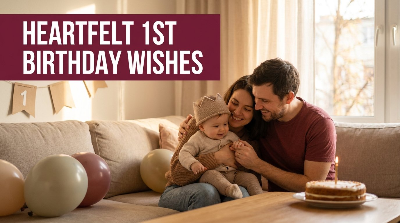 Heartfelt 1st Birthday Wishes