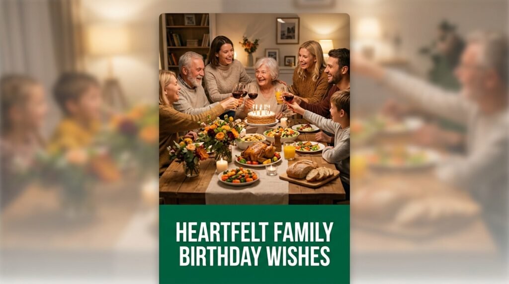 Heartfelt 30th Birthday Wishes for Family Members