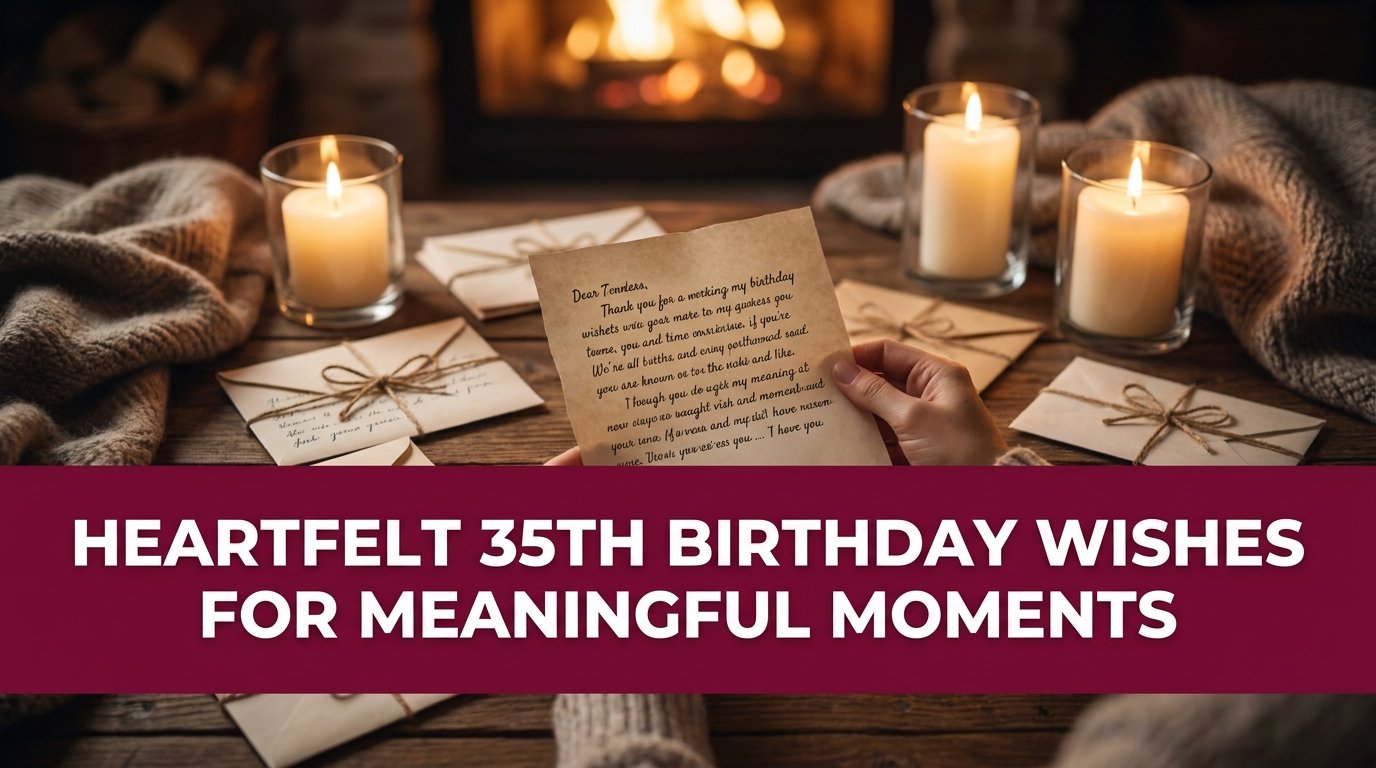 Heartfelt 35th Birthday Wishes