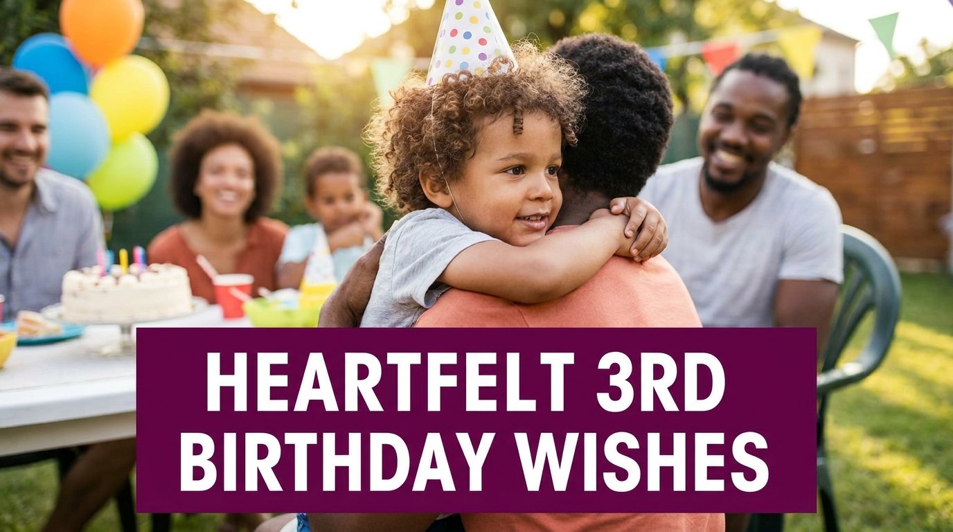 Heartfelt 3rd Birthday Wishes