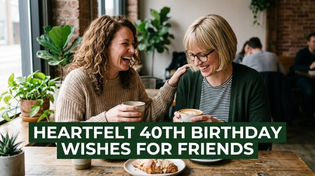 Heartfelt 40th Birthday Wishes for Friends