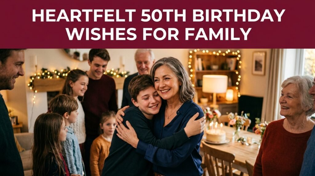 Heartfelt 50th Birthday Wishes
