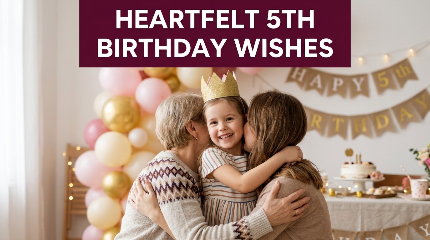 Heartfelt 5th Birthday Wishes