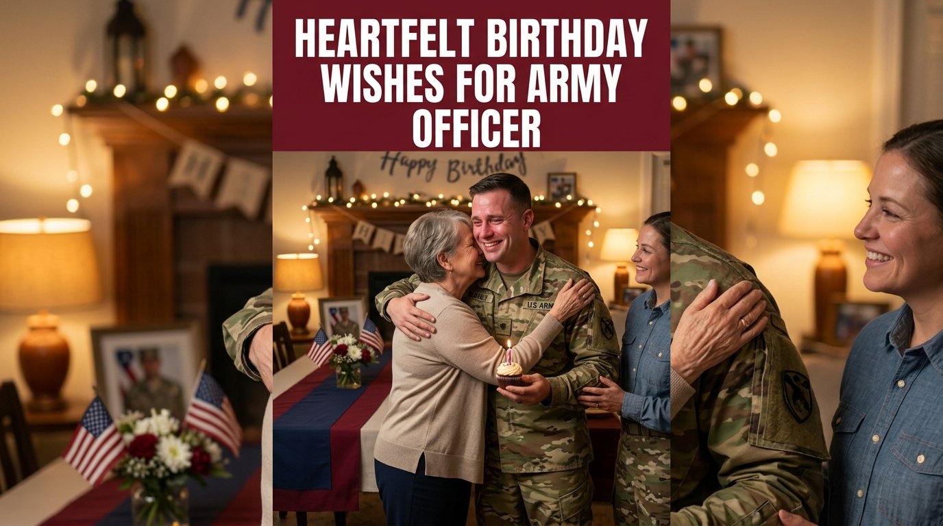Heartfelt Birthday Wishes for Army Officer