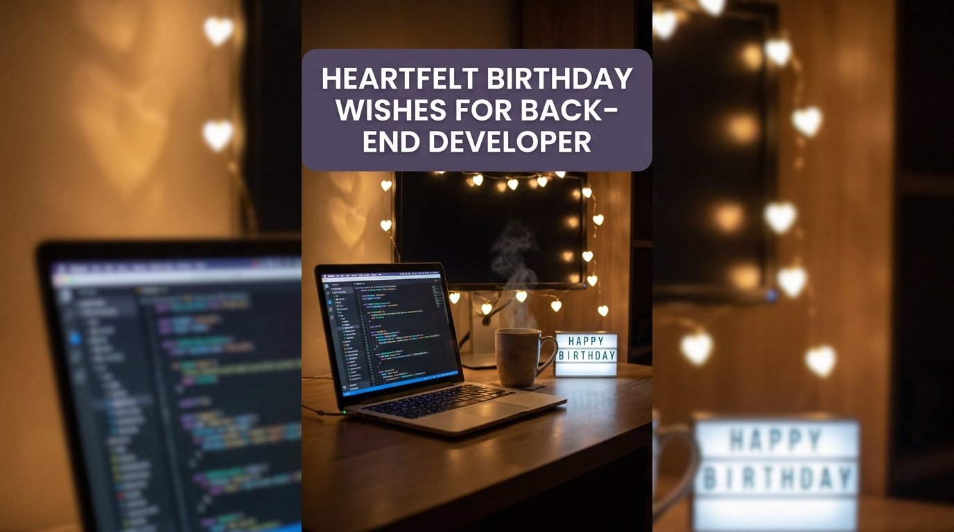 Heartfelt Birthday Wishes for Back-End Developer