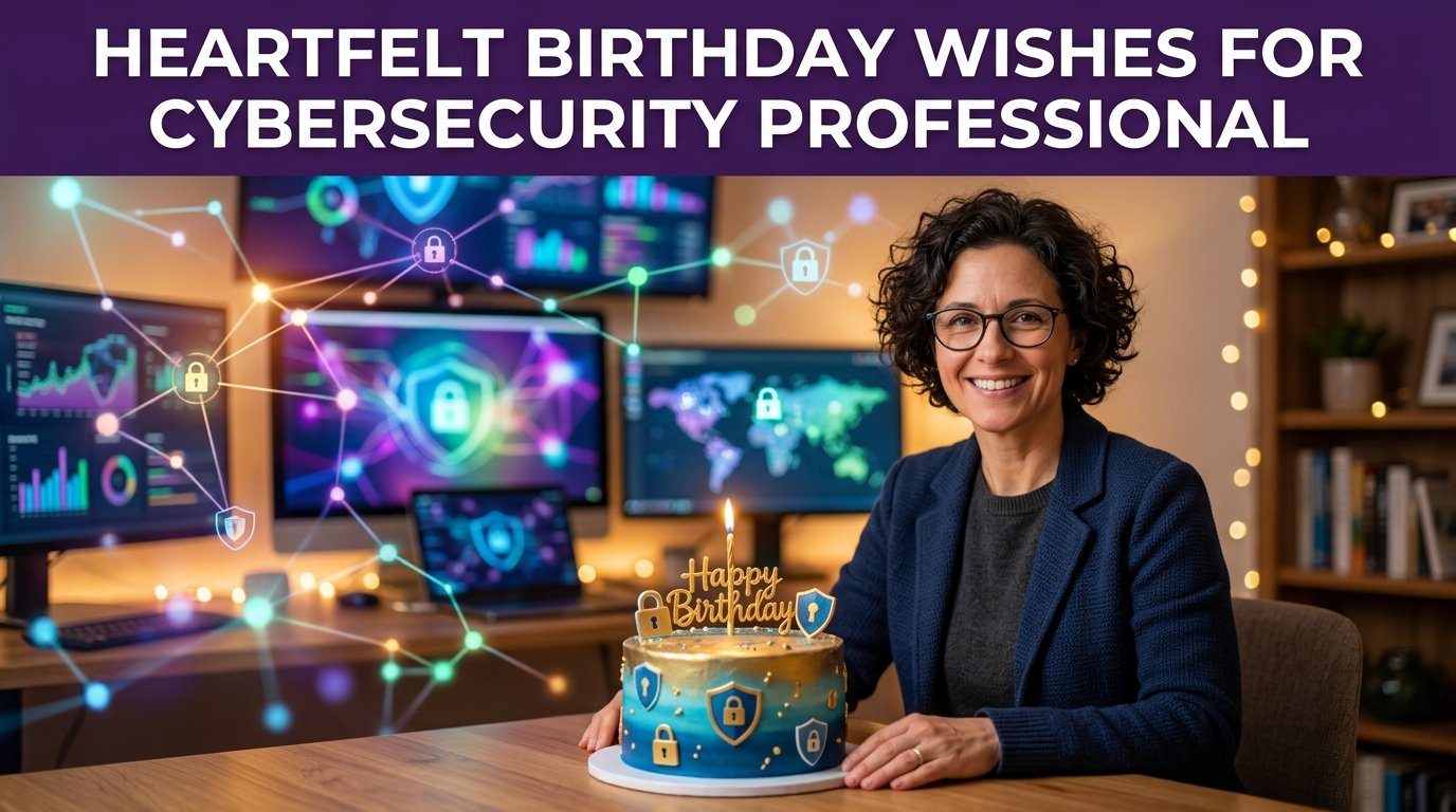 Heartfelt Birthday Wishes for Cybersecurity Professional
