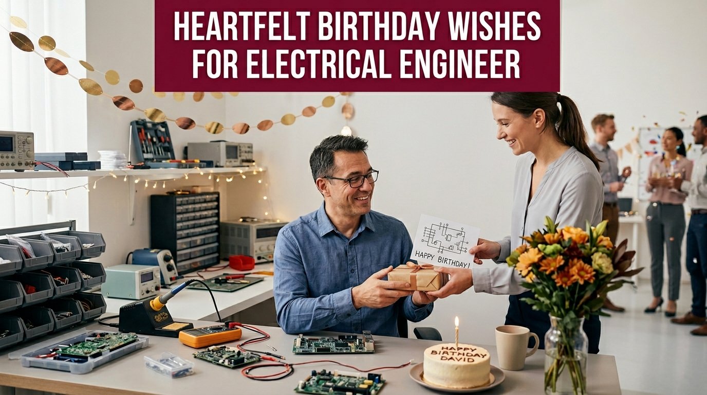 Heartfelt Birthday Wishes for Electrical Engineer