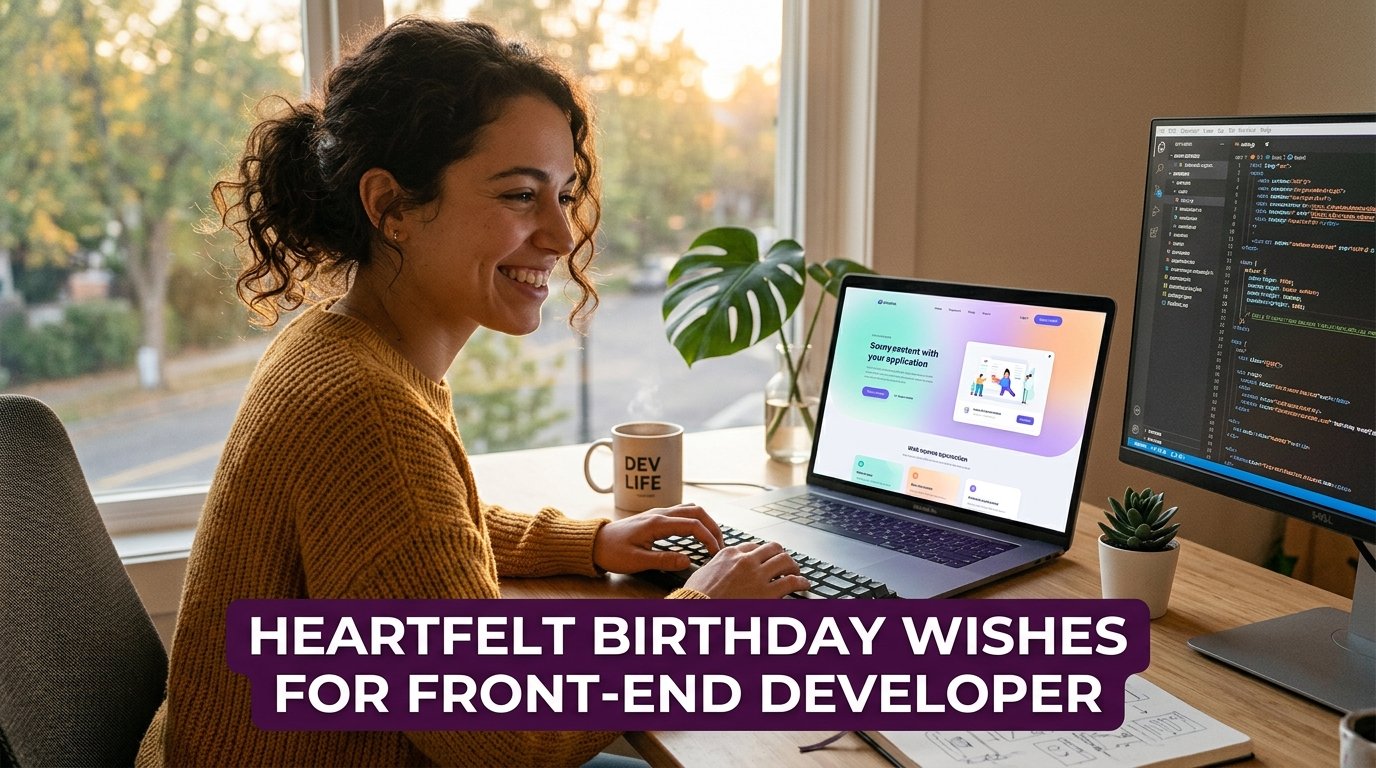 Heartfelt Birthday Wishes for Front-End Developer