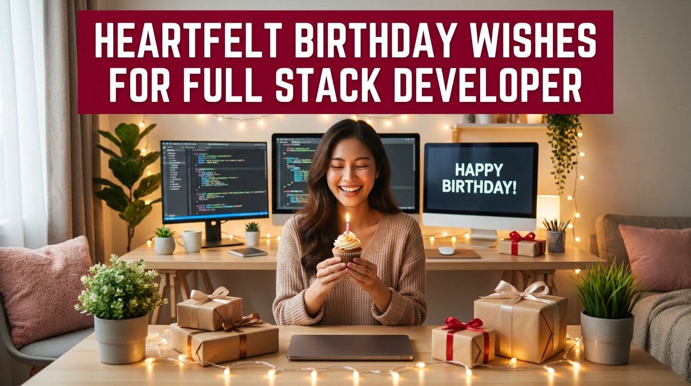 Heartfelt Birthday Wishes for Full Stack Developer