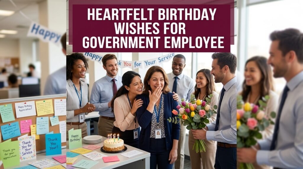 Heartfelt Birthday Wishes for Government Employee