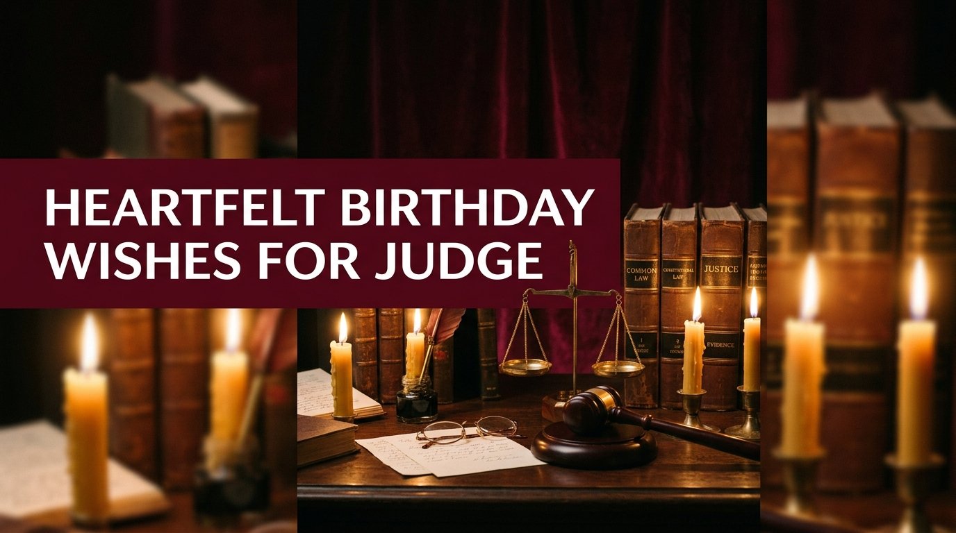 Heartfelt Birthday Wishes for Judge