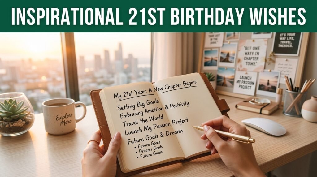 Inspirational 21st Birthday Wishes
