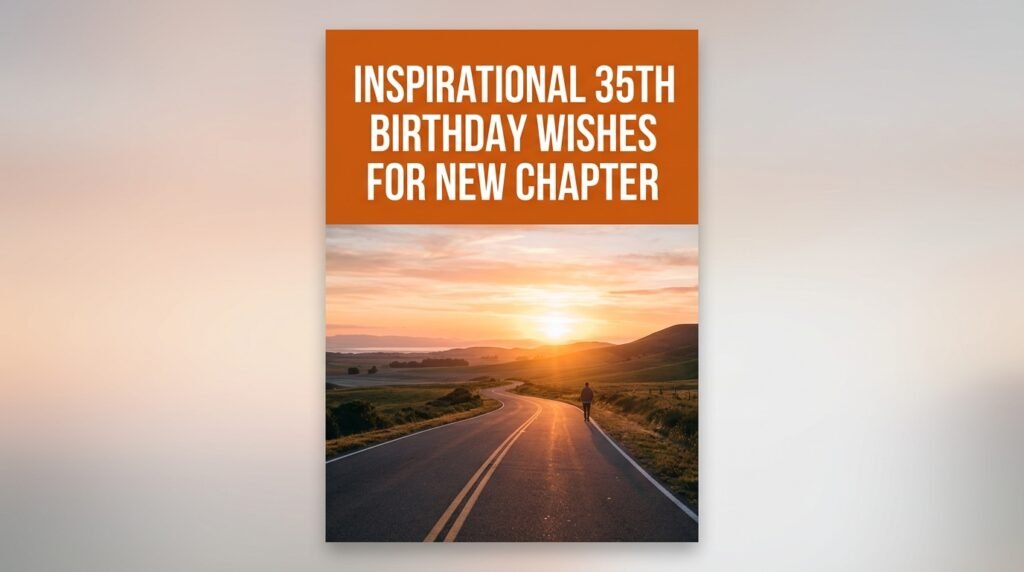 Inspirational 35th Birthday Wishes