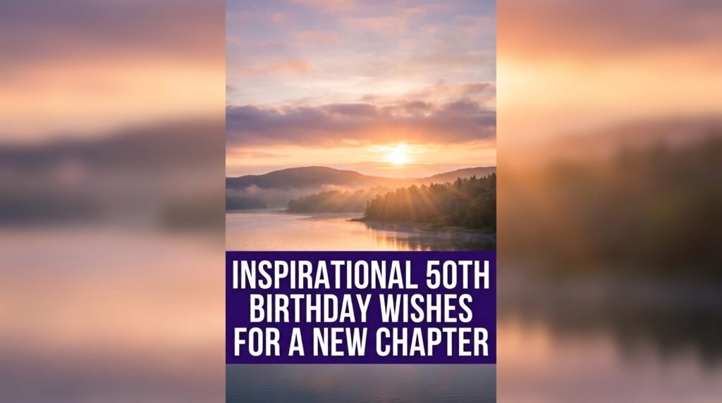 Inspirational 50th Birthday Wishes