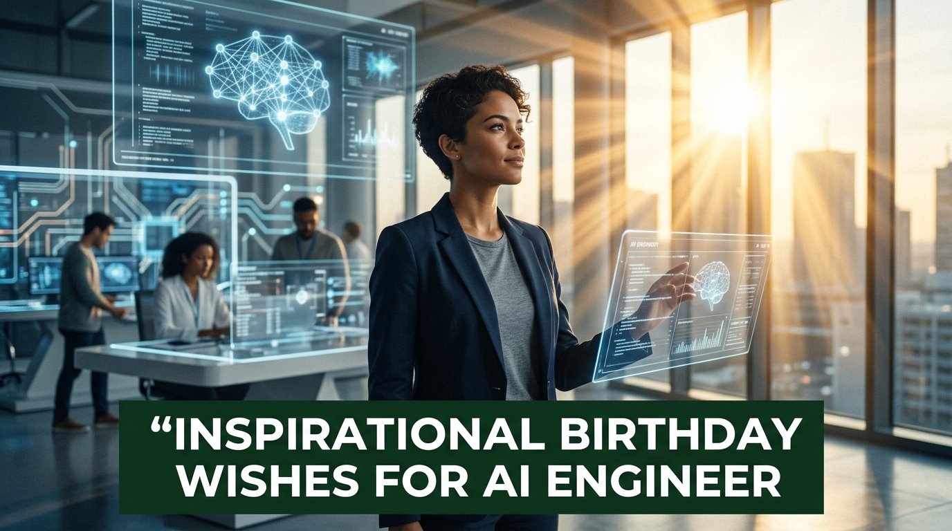Inspirational Birthday Wishes for AI Engineer