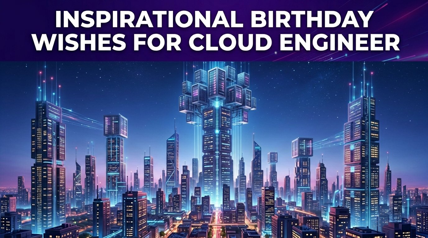 Inspirational Birthday Wishes for Cloud Engineer