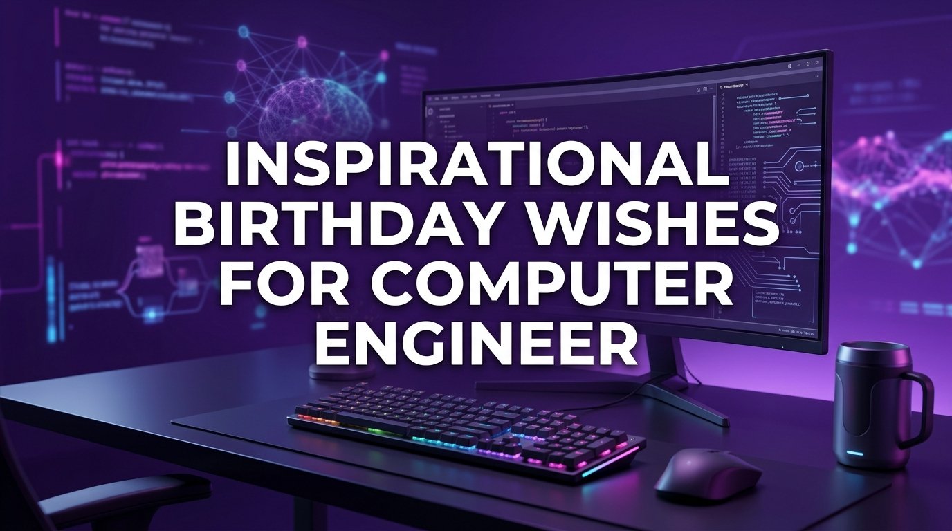 Inspirational Birthday Wishes for Computer Engineer