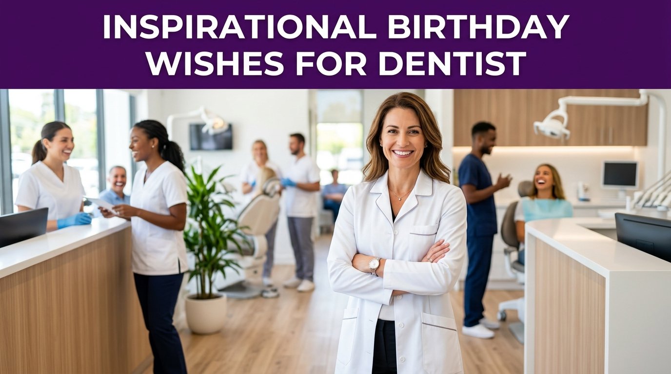 Inspirational Birthday Wishes for Dentist