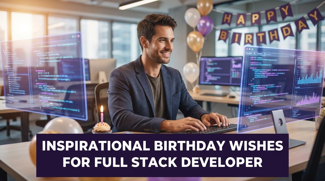 Inspirational Birthday Wishes for Full Stack Developer