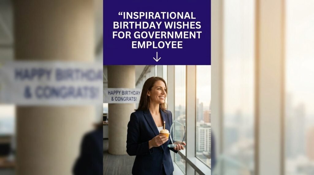 Inspirational Birthday Wishes for Government Employee