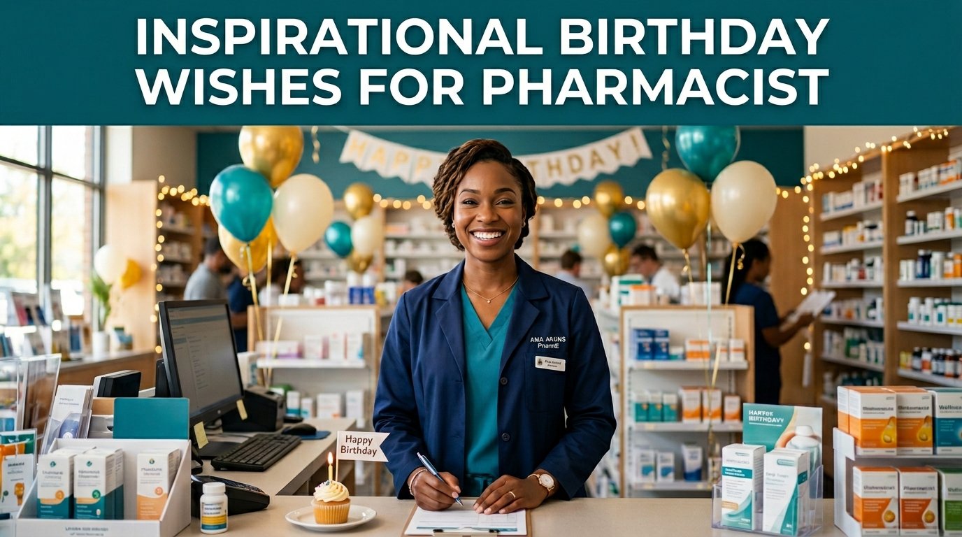 Inspirational Birthday Wishes for Pharmacist