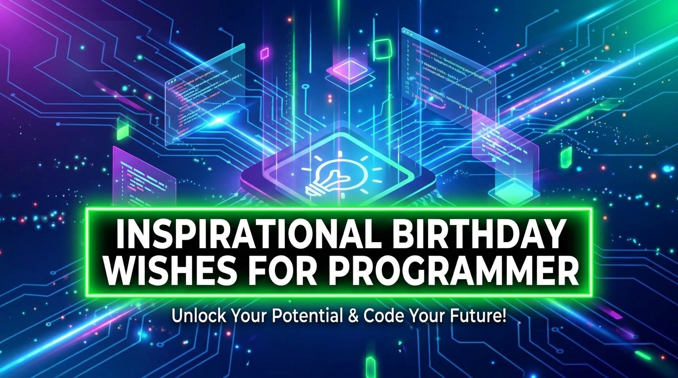 Inspirational Birthday Wishes for Programmer