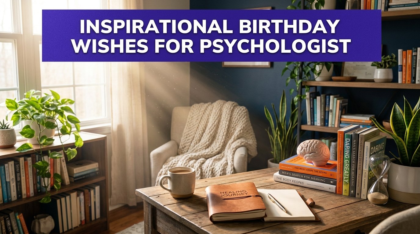 Inspirational Birthday Wishes for Psychologist