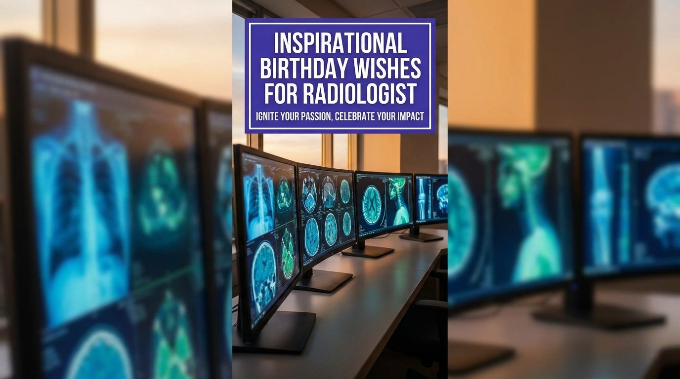 Inspirational Birthday Wishes for Radiologist