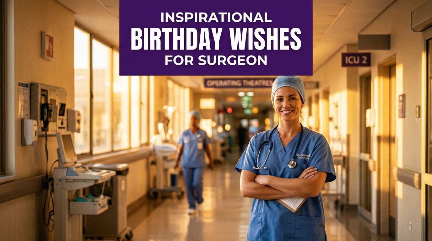 Inspirational Birthday Wishes for Surgeon