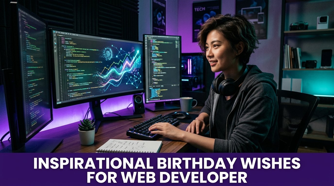 Inspirational Birthday Wishes for Web Developer