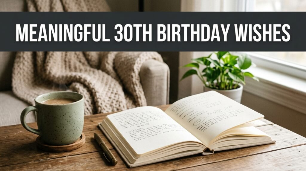 Meaningful 30th Birthday Wishes 