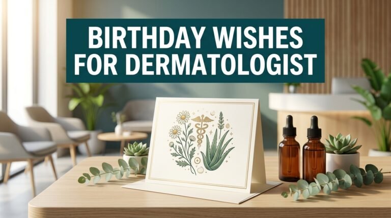 Birthday Wishes for Dermatologist